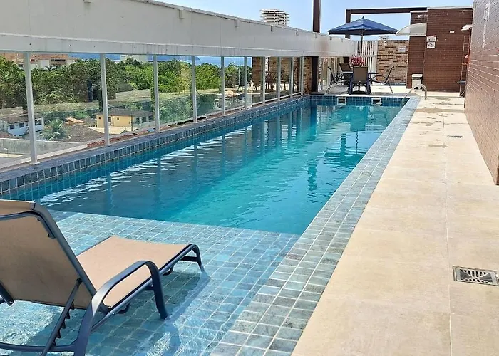 #208.Apto Novo, 300 Metros Da Praia, Com Piscina Ubatuba
